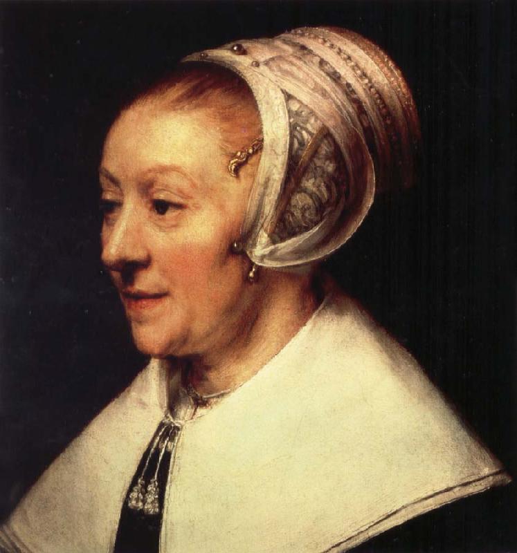 REMBRANDT Harmenszoon van Rijn Portrait of Catrina Hoogshaet at the Age of Fifty